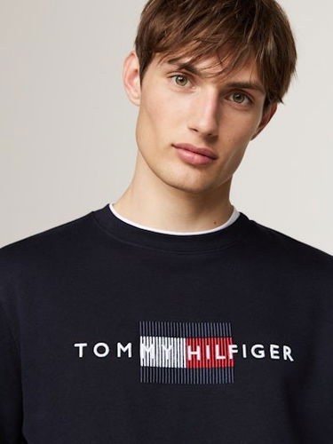 Huppari Tommy Hilfiger Pullover Sweatshirt Musta | MW0MW35541DW5, 2