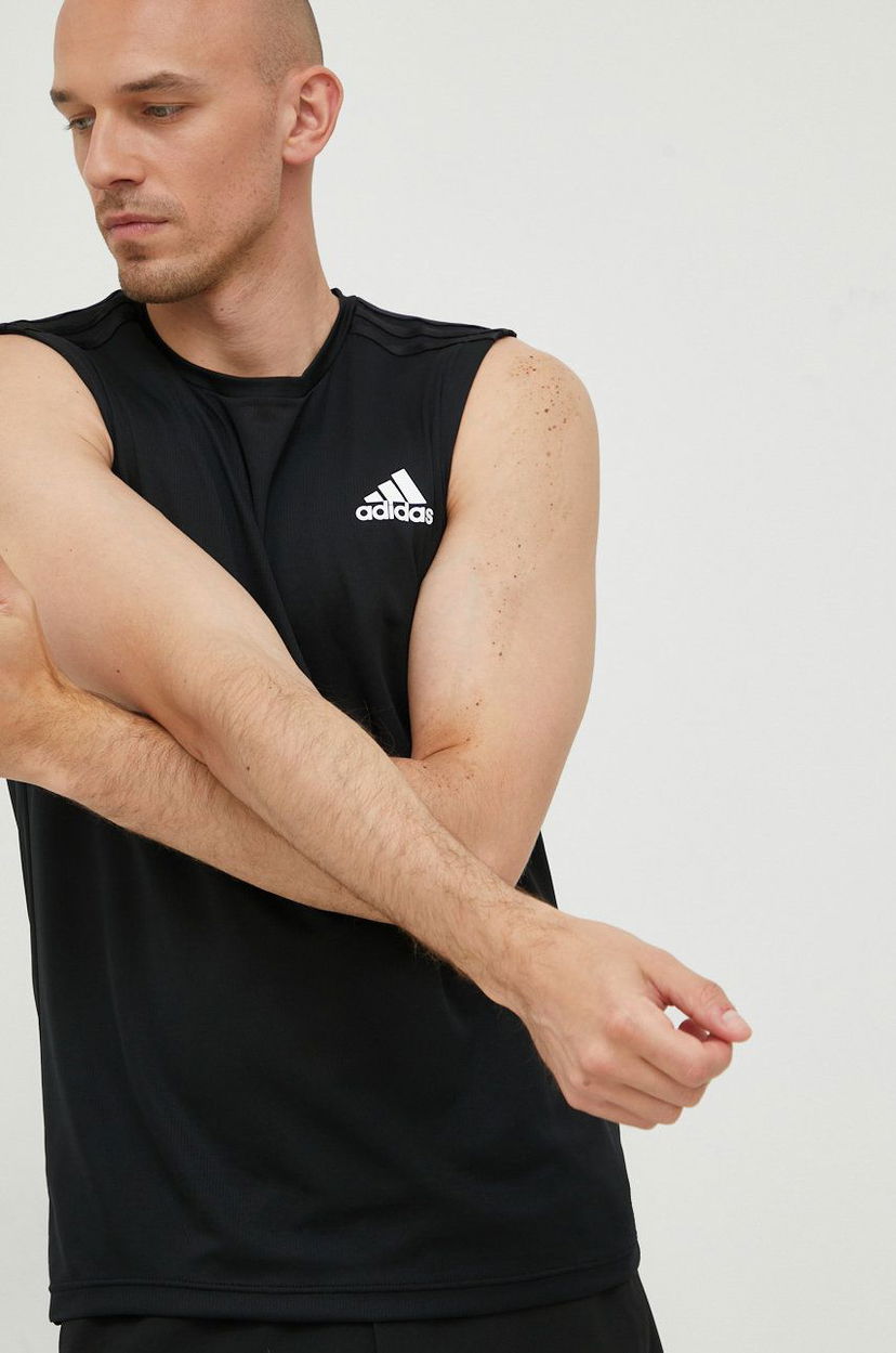 Tankkitoppi adidas Performance adidas Performance Designed To Move Training Sleeveless T-Shirt Musta | GM2130