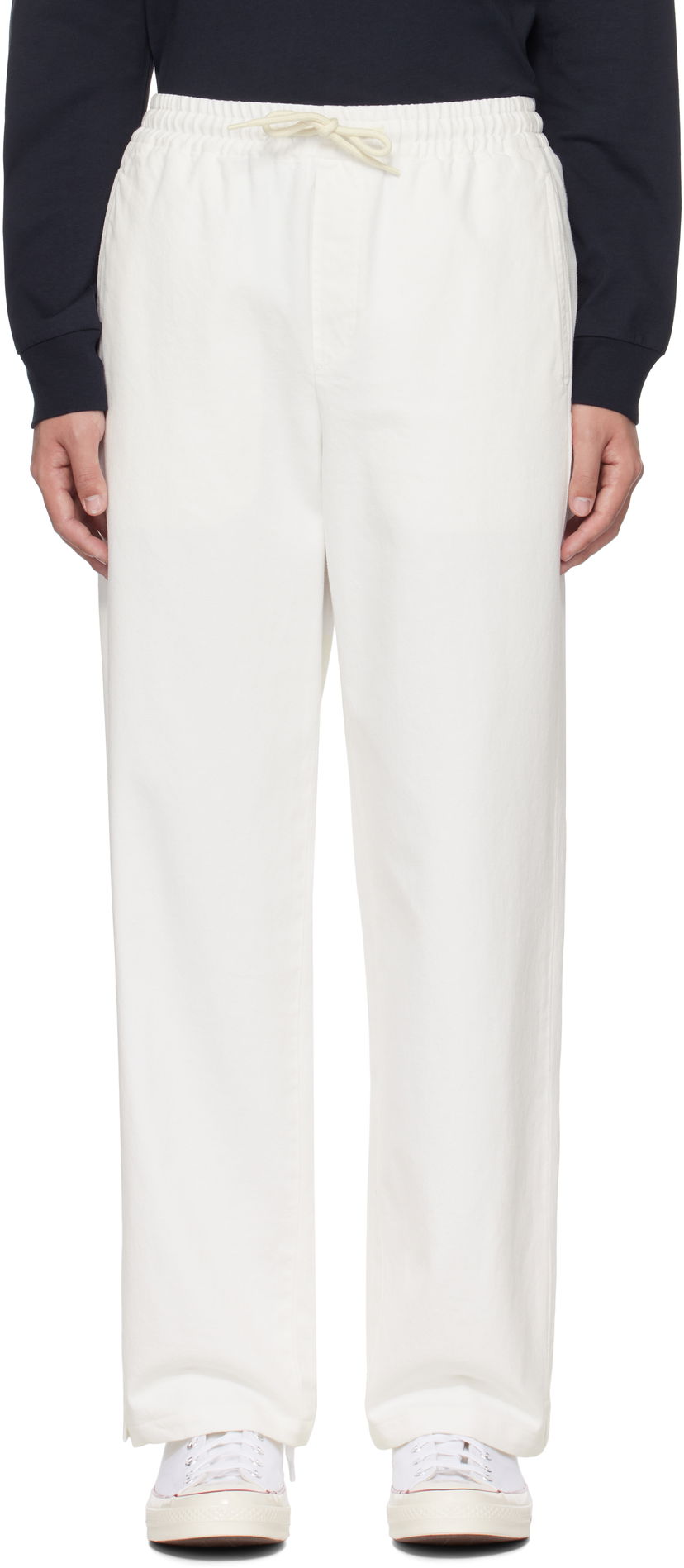 Housut A.P.C. Vincent Off-White Casual Trousers Valkoinen | COGZV-H08418