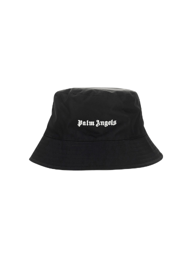 Hattu Palm Angels Logo Bucket Hat Musta | PWLA011C99FAB0011001