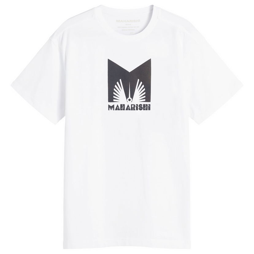 T-paita Maharishi Maharishi Kung Fulery Graphic T-Shirt, Size Large Valkoinen | 1581-WHT