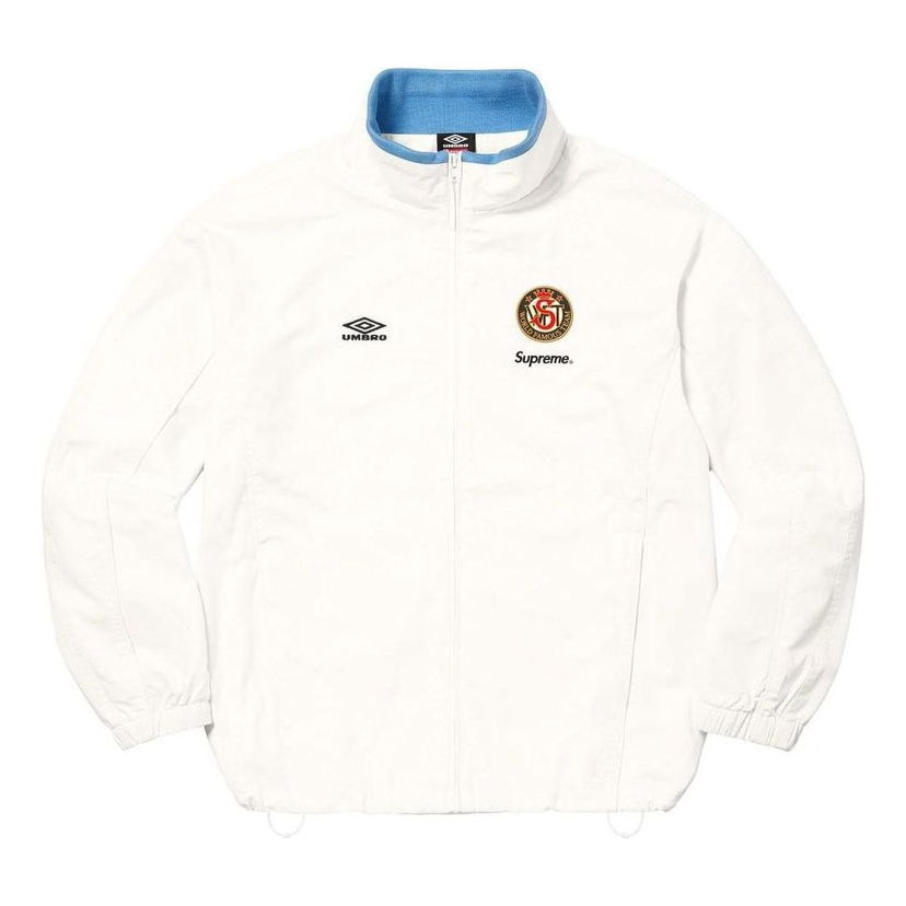 Tuulitakki Supreme Ripstop Track Jacket by Umbro Valkoinen | SUP-FW23-093