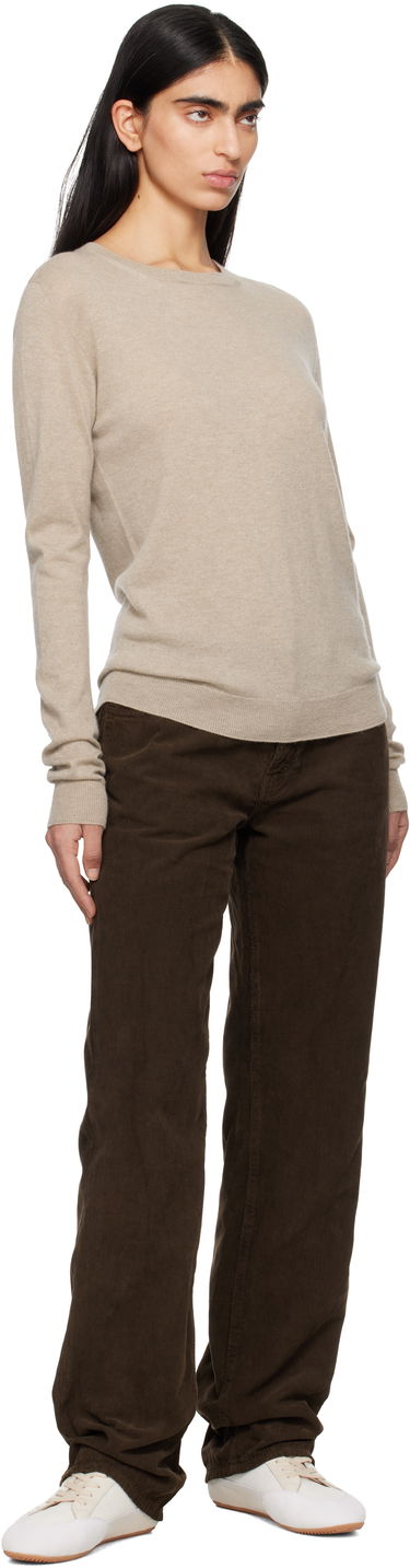 Villapaita The Row The Row Jazor Cashmere Sweater Beige | 8795-Y751, 3