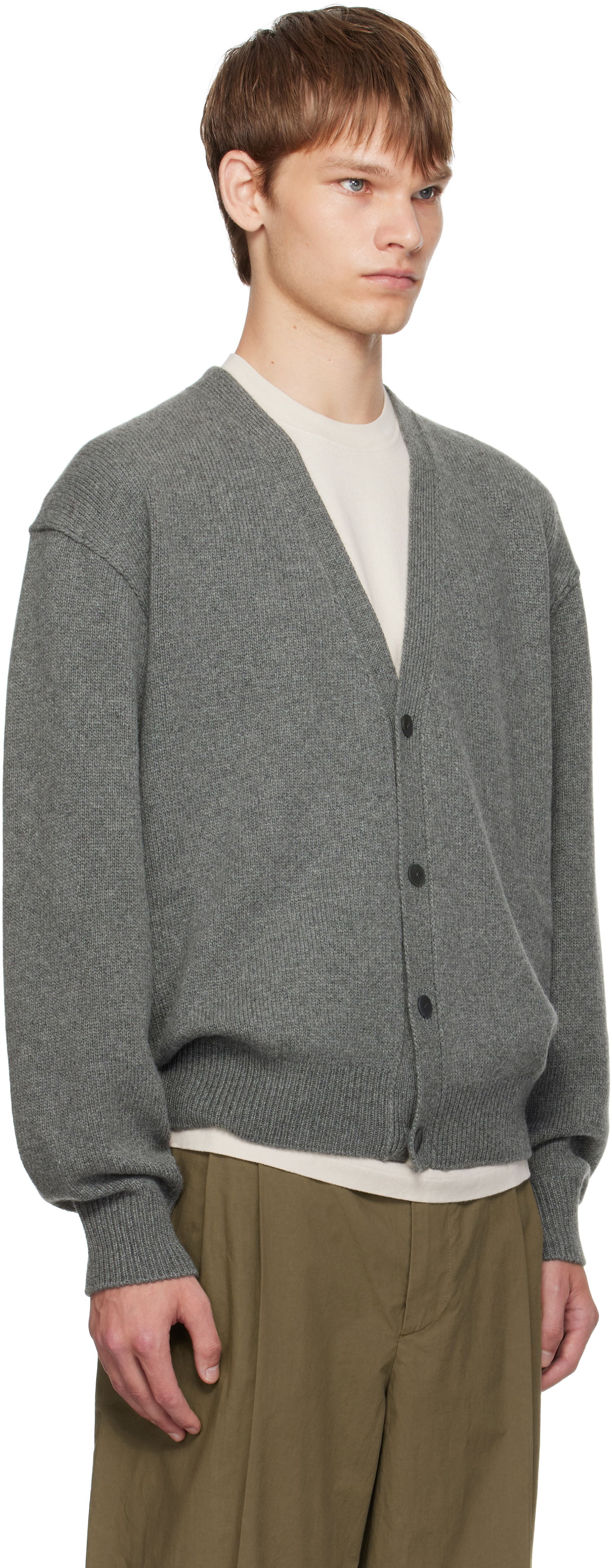 Villapaita The Row The Row Mats Cardigan Harmaa | 1024-Y960, 1