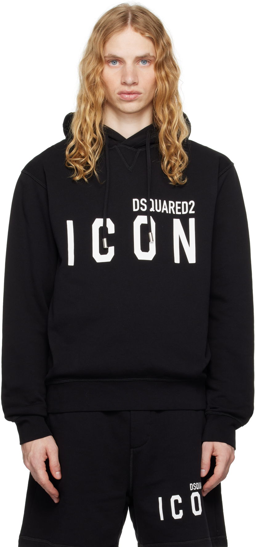 Huppari DSQUARED2 Cool Fit Hoodie Musta | S79GU0003_D25015
