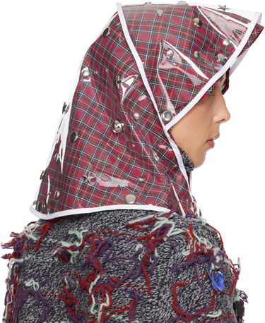 Hattu Chopova Lowena Plaid Clear Studded Rain Hat Monivärinen | 6712, 2