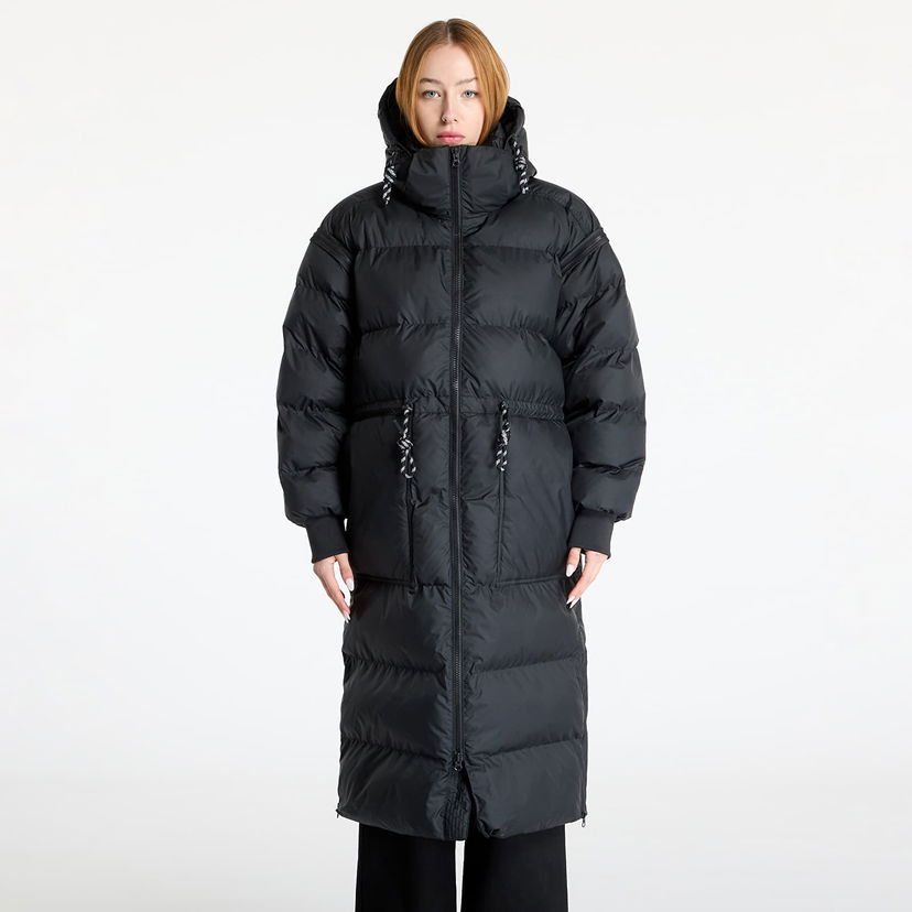 Puffer takki adidas Performance Stella McCartney x Long Puffer Jacket Musta | IX3081