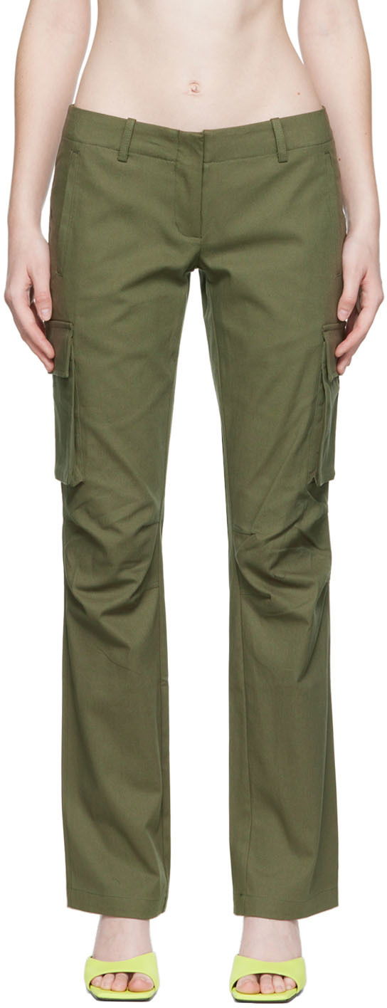 Cargo housut Miaou Miaou Raven Cargo Trousers Vihreä | 1019-CL-MOS-SC
