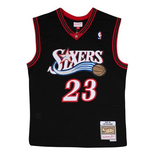Jersey Mitchell & Ness Mitchell & Ness NBA 76ers Basketball Jersey Musta | SMJYGS20049-P76BLCK05LWM