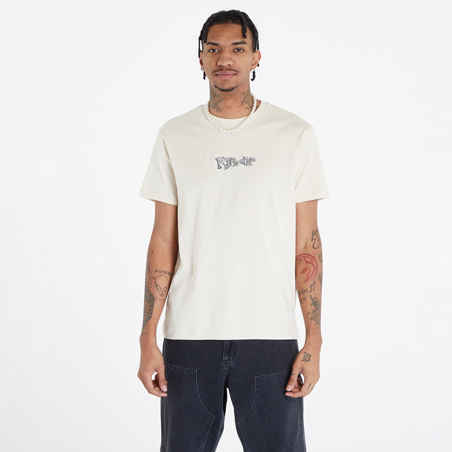 T-paita RIPNDIP Geo Tee Valkoinen | RNDHOL23108, 0