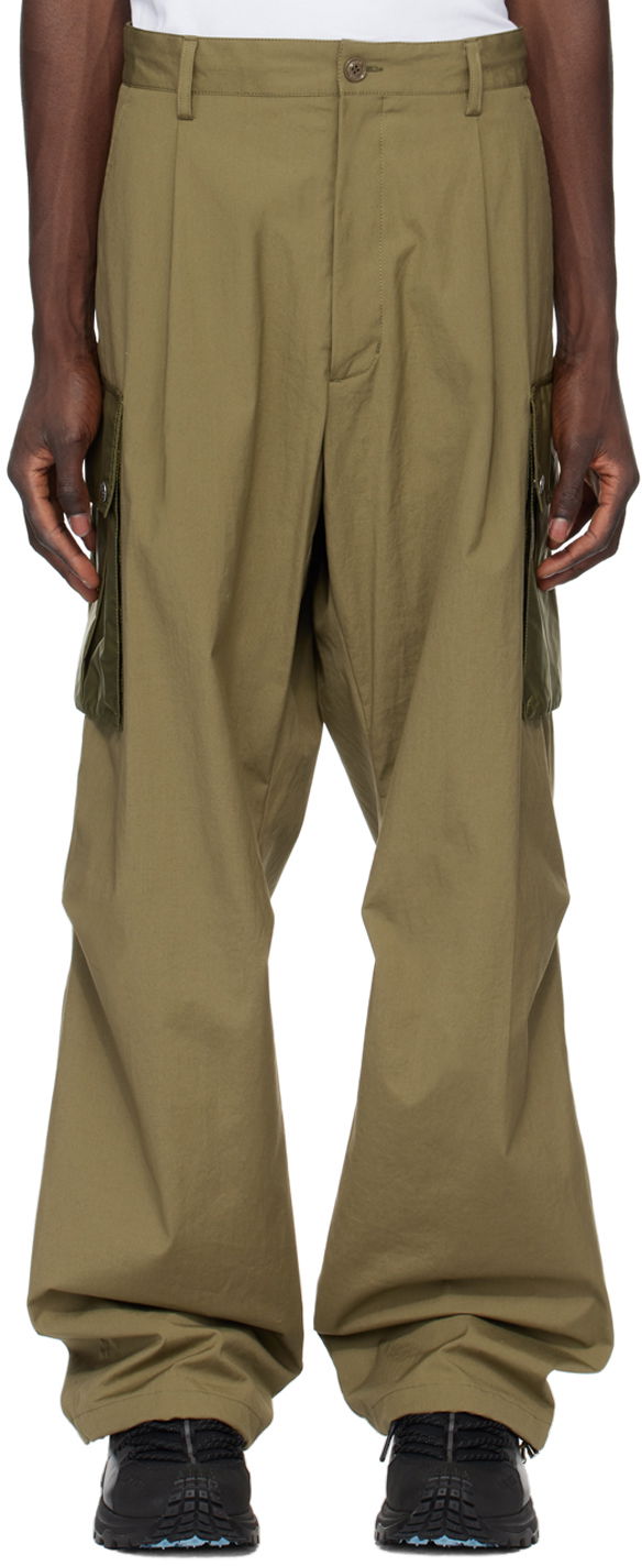 Cargo housut Moncler Cargo Pants Vihreä | J10912A00030549P5