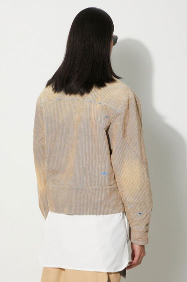 Takki ADER ERROR Corduroy Trucker Jacket Beige | BMADFWJK1603, 2