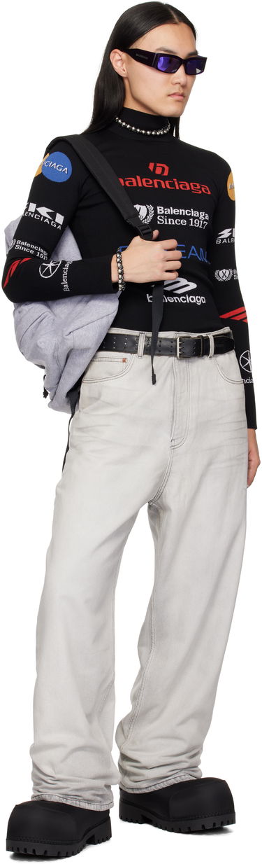 Villapaita Balenciaga Ski Long Sleeve Fitted Turtleneck Musta | 807778-T1699-2771, 3