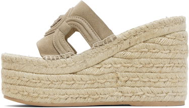 Tennarit ja kengät Versace Versace Medusa '95 Platform Espadrille Heeled Sandals Beige | 1017852_1A13293_1K880, 2
