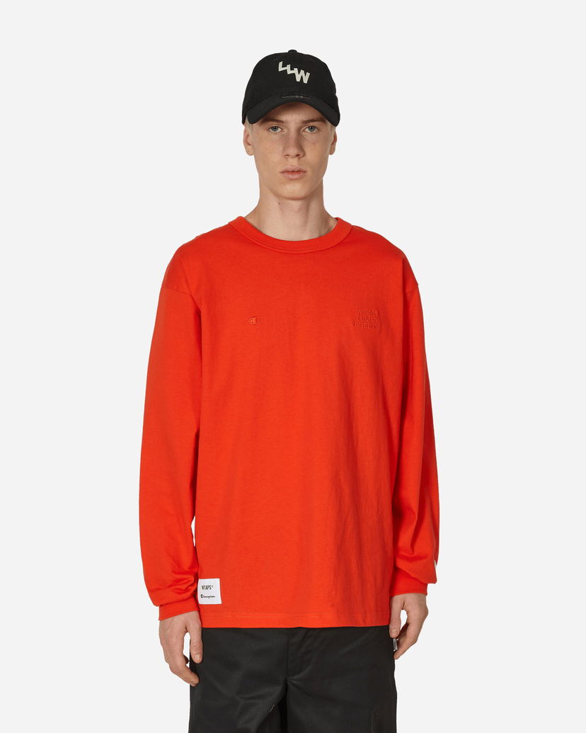 Paita Champion WTAPS Academy Longsleeve Punainen | C8-Z411 840