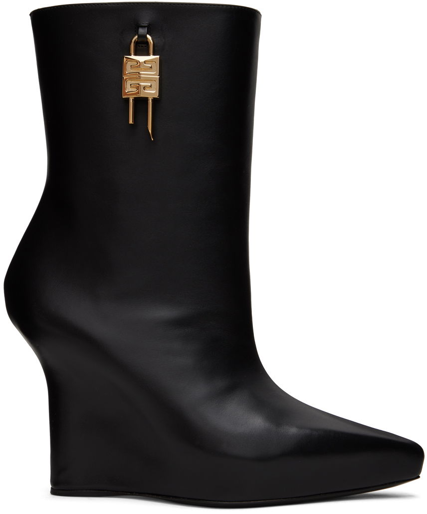 Tennarit ja kengät Givenchy Givenchy G-Lock Wedge Ankle Boots Musta | BE6041E1M1001, 0