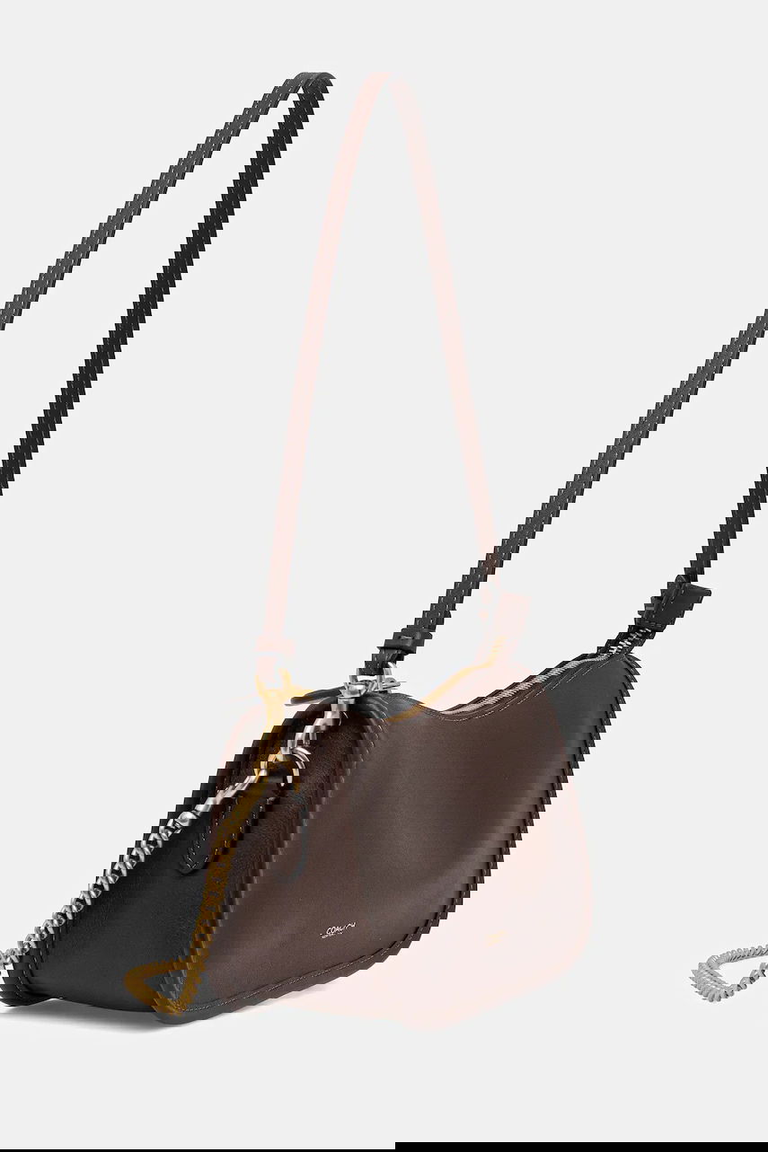 Olkalaukku Coach Waverly Crescent Chain Shoulder Bag Ruskea | CCC36, 1