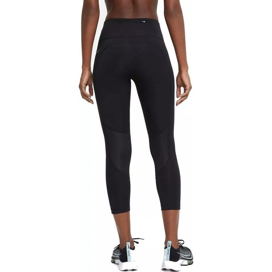 Leggingsit Nike Fast W Crop Running Musta | CZ9238-010, 1