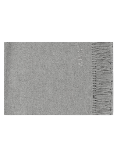 Huivi A.P.C. Ambroise Embroidered Scarf Harmaa | WOAFE-M15171-PLA