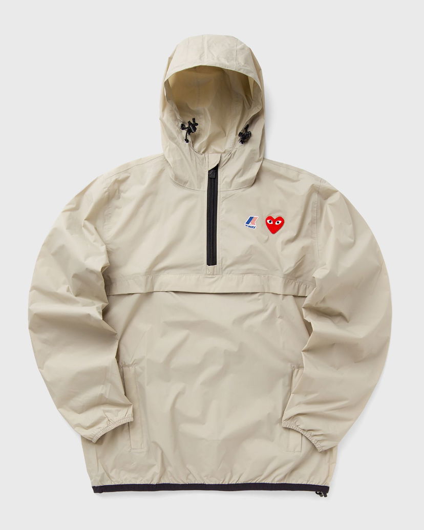Tuulitakki Comme des Garçons K-WAY ISEX Windbreaker Jacket Beige | AZ-J502-051-BEIGE