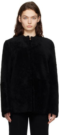 TOTEME Zipped Teddy Shearling Jacket