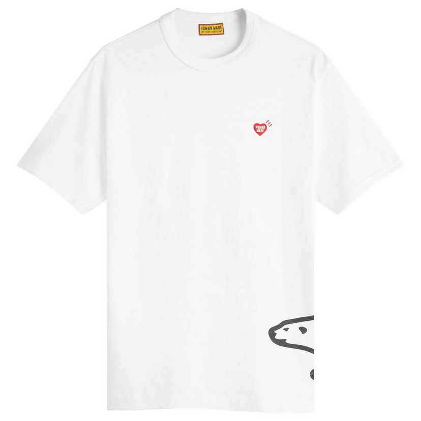 T-paita Human Made Side Polar Bear Graphic Tee, Size Large Valkoinen | HM29TE004-WHT