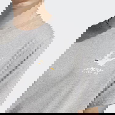 T-paita adidas Performance Tee Adventure Graphic Duckies Harmaa | HZ1147, 1