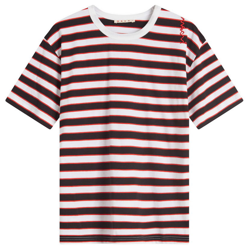 T-paita Marni Marni Striped T-Shirt Monivärinen | HUMU0327S0-UTC450-STN99