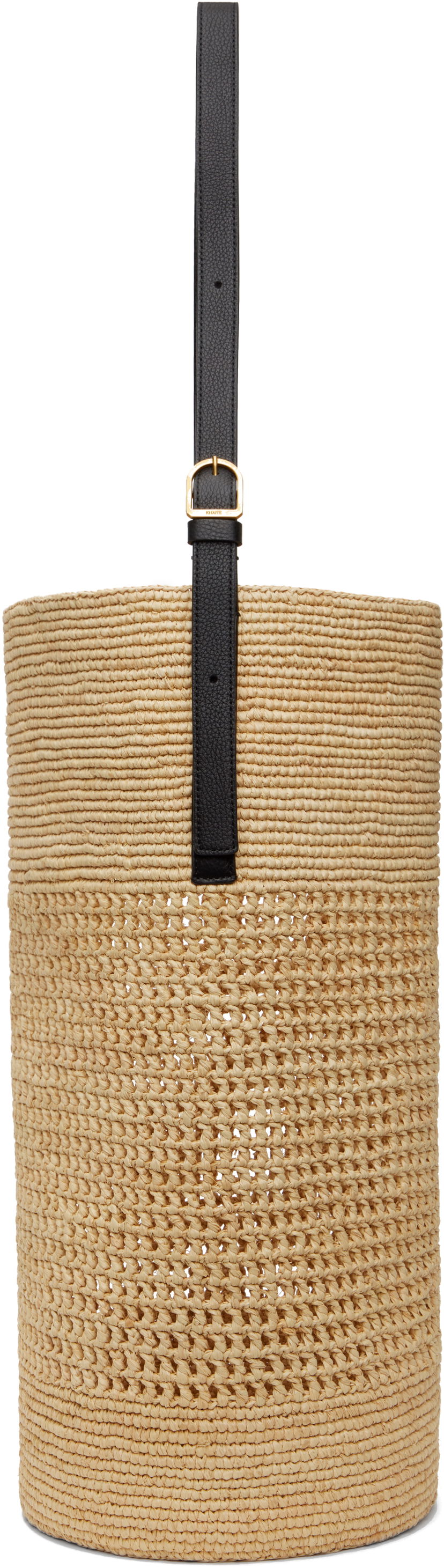 Kangaskassi Khaite KHAITE Billie Raffia Bucket Tote Beige | H2047-727