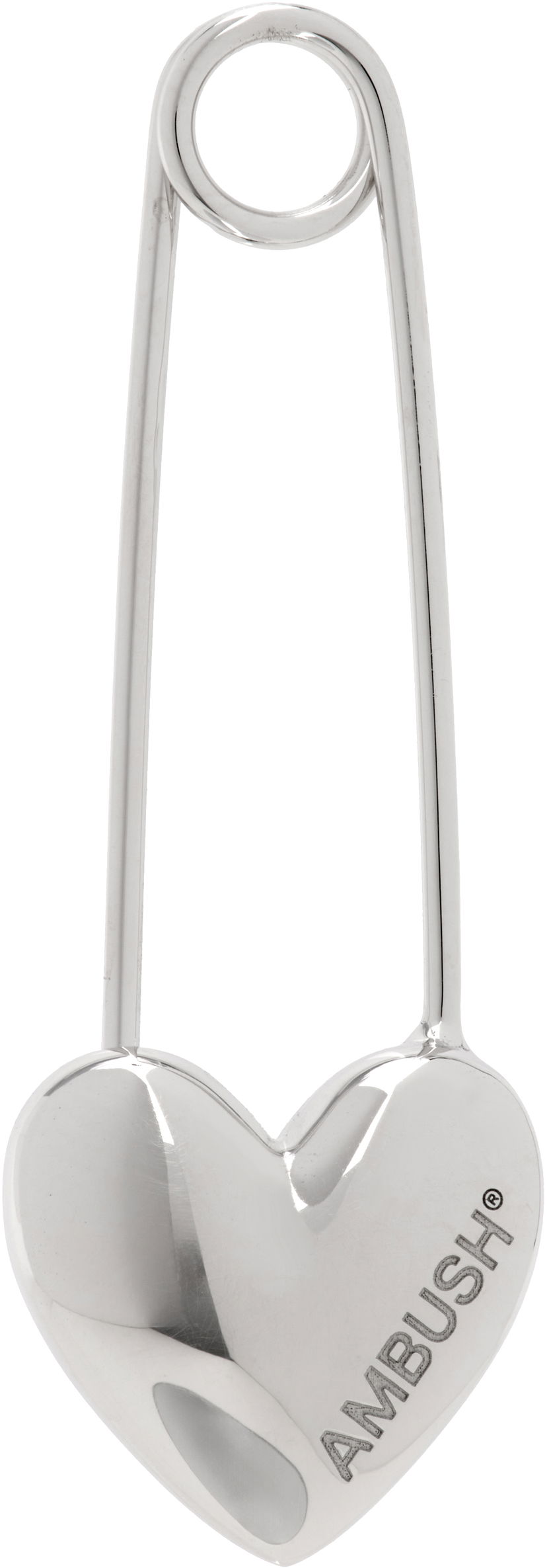 Pin Ambush AMBUSH Heart Safety Pin Earring Metallinen | 12115244