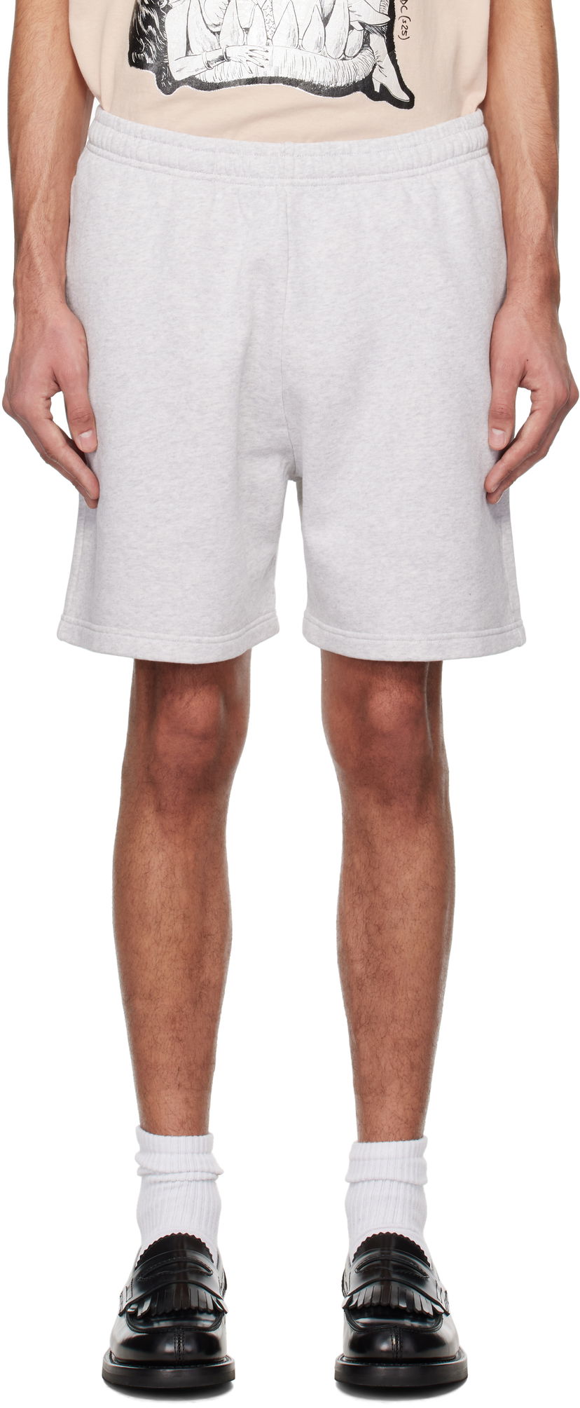Shortsit Acne Studios Organic Cotton Shorts Harmaa | CE0063-