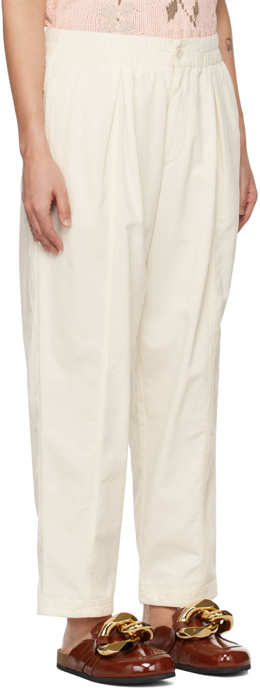 Housut YMC YMC Sylvian Trousers Valkoinen | Q4UAD, 1