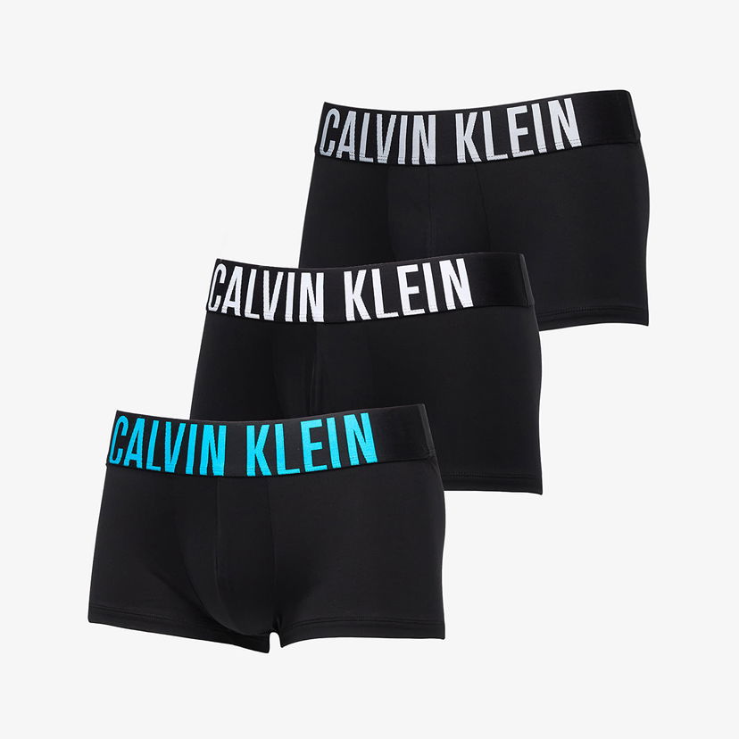 Nyrkkeilijät CALVIN KLEIN Microfiber Stretch Low Rise Trunk 3-Pack Multicolor Musta | 000NB3611A VVL