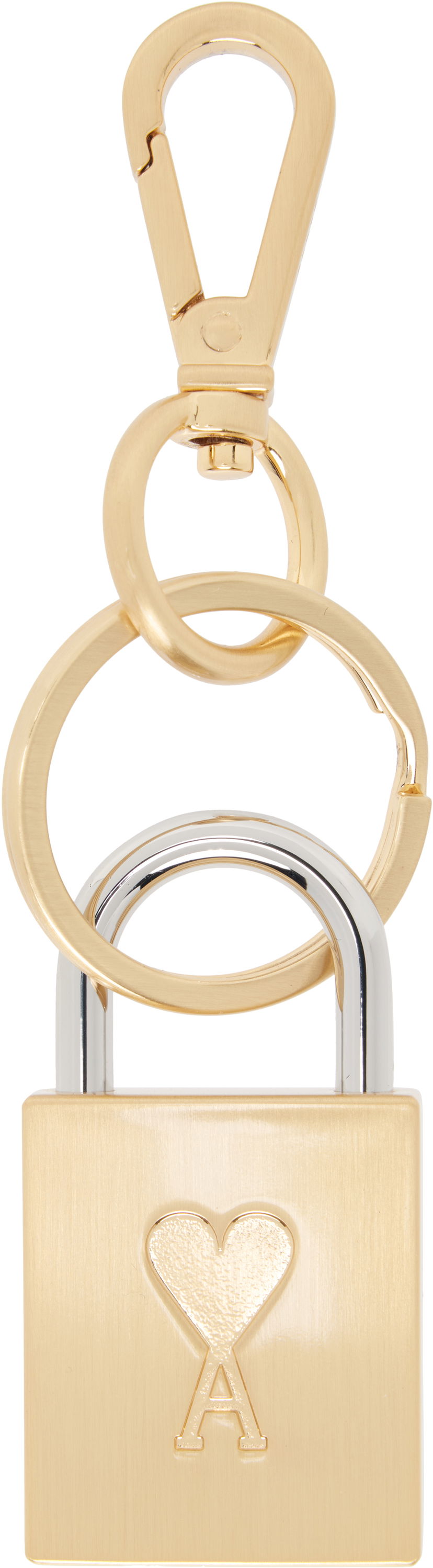 Avaimenperät AMI AMI Paris De Coeur Padlock Keychain Metallinen | UKR912.369