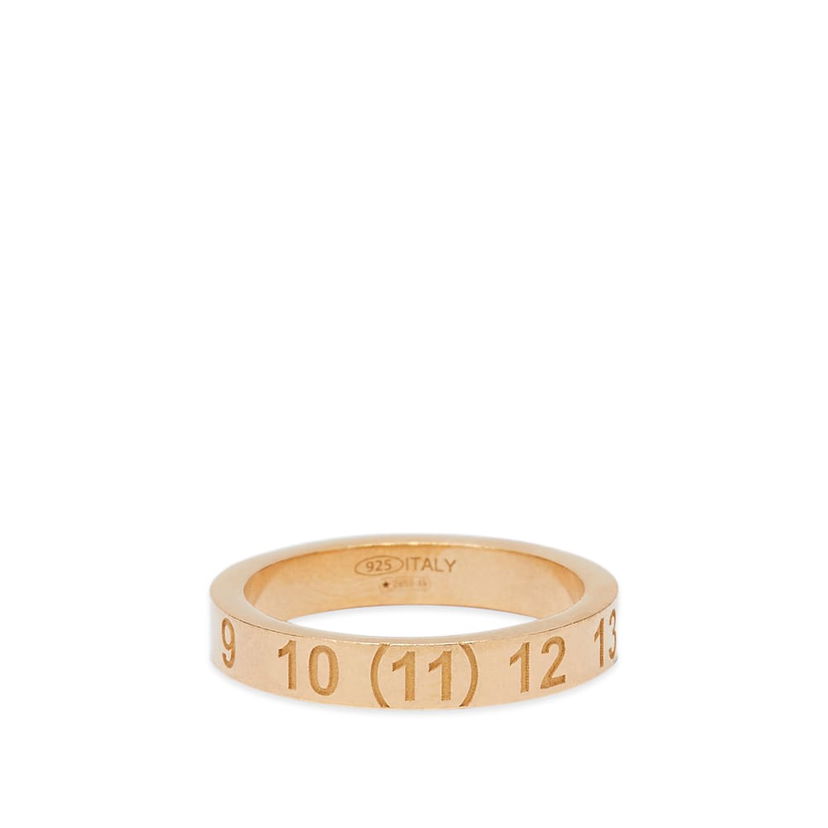 Sormus Maison Margiela Embossed Number Logo Band Ring Metallinen | SI8UQ0001-SV0129-950