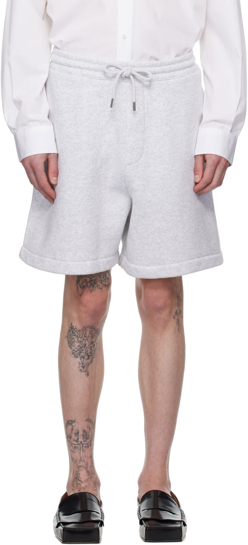 Shortsit Jacquemus Jacquemus 'The Torneo' Sweatshorts Harmaa | 25E255JS313-2465