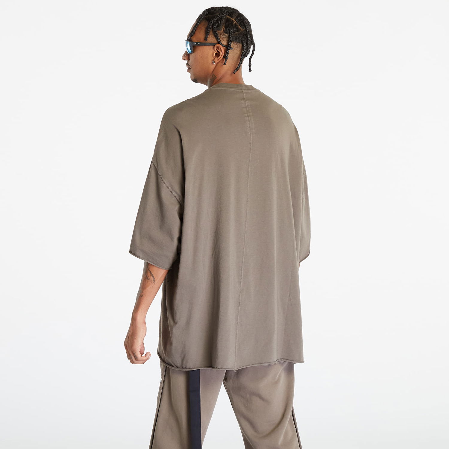 T-paita Rick Owens Knit Tommy T-Shirt Ruskea | DU02C5259 RNES1 34, 1