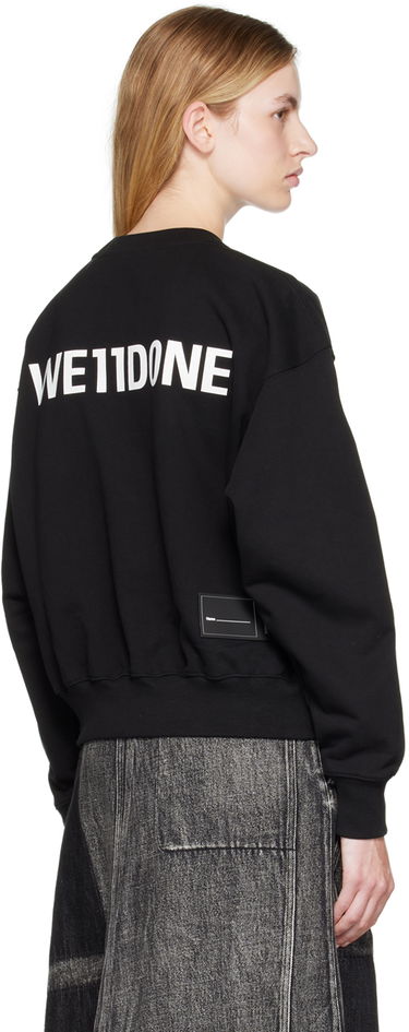 Villapaita We11done Movie Collage Graphic Sweatshirt Musta | WD-TS3-22-743-U-BK, 2