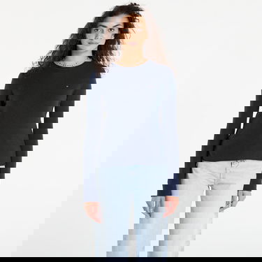 Villapaita Tommy Hilfiger Tommy Hilfiger Soft Wool Long Sleeve Sweater Tummansininen | WW0WW40264 C1G, 0