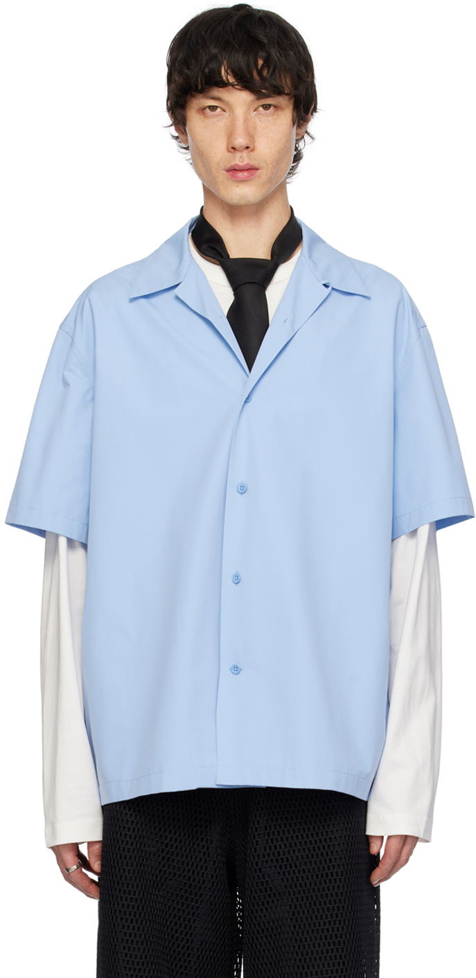 Paita Jil Sander Heavy Shirt Sininen | J22DL0112_J45002
