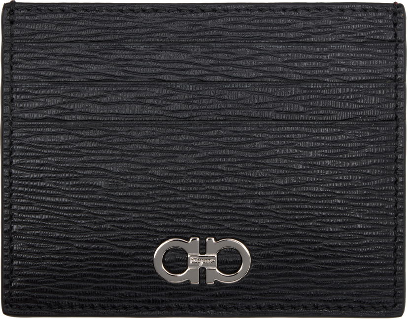 Lompakko FERRAGAMO Card Holder Musta | 698914