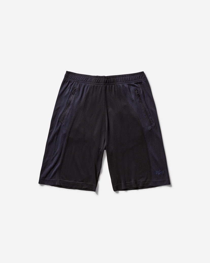 Shortsit Alpha Industries UV Seamless Shorts Musta | 756361 03