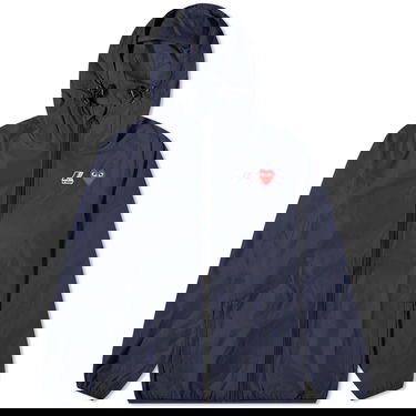 Tuulitakki Comme des Garçons Play x K-Way Full Zip Packable Jacket Tummansininen | P1J501-1, 0