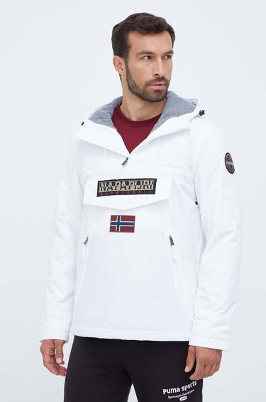 Tuulitakki Napapijri Overhead Anorak Jacket Valkoinen | NP0A4GMD0021, 0