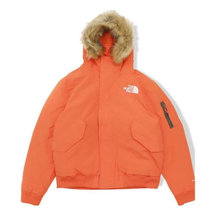 Parka The North Face Stover Fur Hood Jacket Oranssi | NF0A4QZS-R15