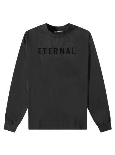 T-paita Fear of God Long Sleeve Eternal Cotton Tee Musta | FGE50-002AJER-001