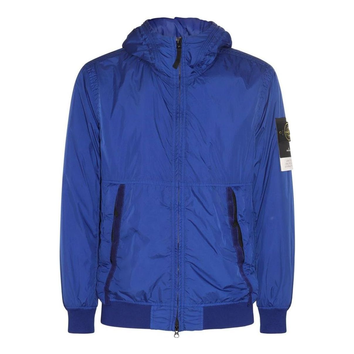 Tuulitakki Stone Island Hooded Track Jacket with Logo Patch Sininen | 791540823-V0022, 0