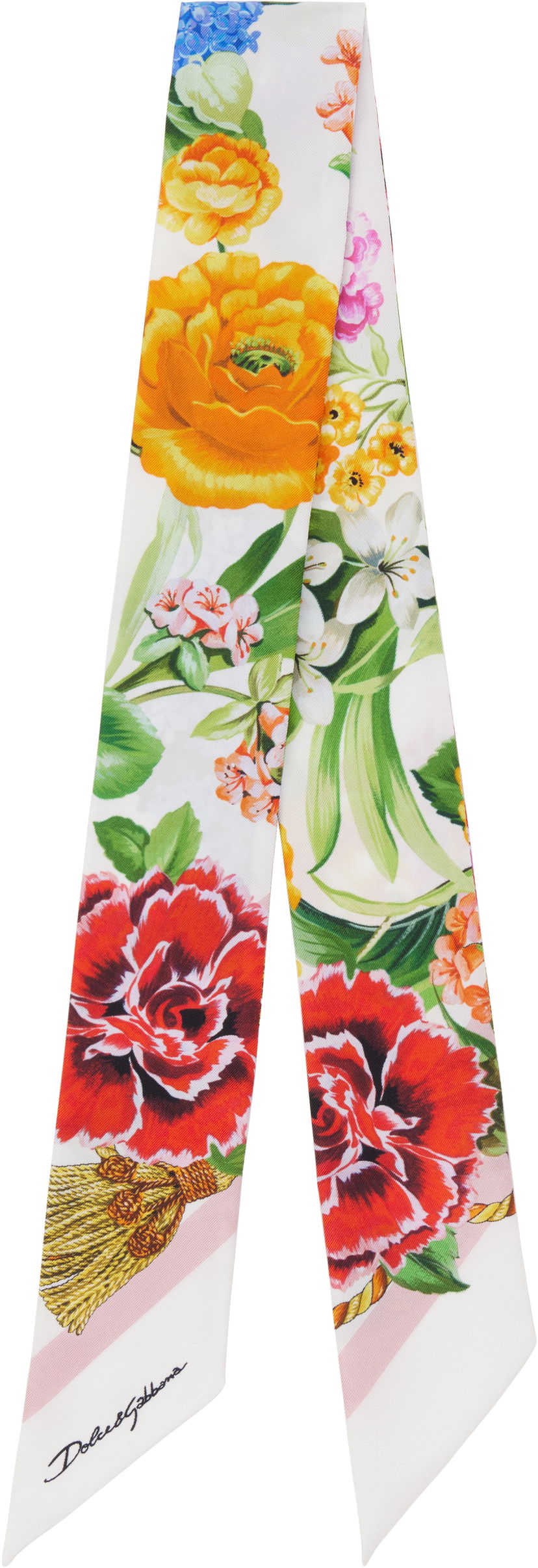 Huivi Dolce & Gabbana Dolce&Gabbana Floral-Print Twill Head Scarf Monivärinen | FS215A GDCV8