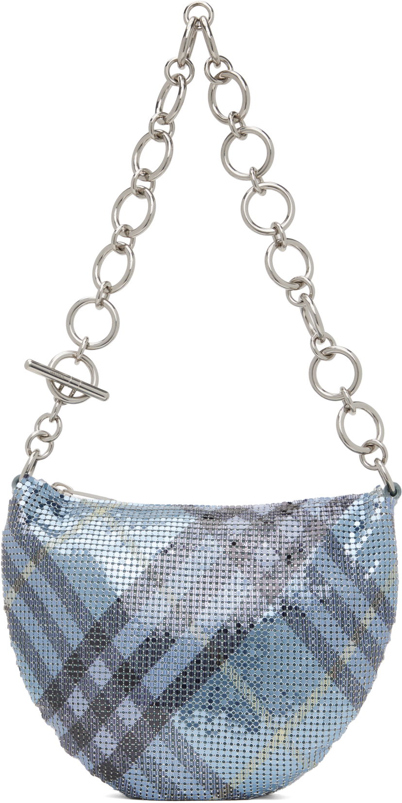 Olkalaukku Burberry Burberry Chainmail Shoulder Bag Sininen | 8108398