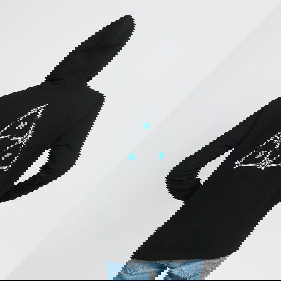 Huppari HUF Broken Bones TT Hoodie Musta | 078587, 1